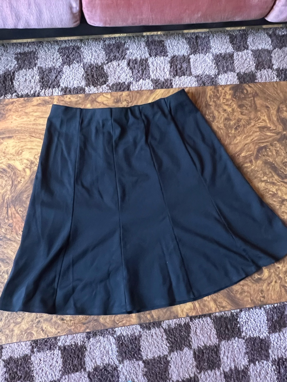 Women's Black A-Line Skirt